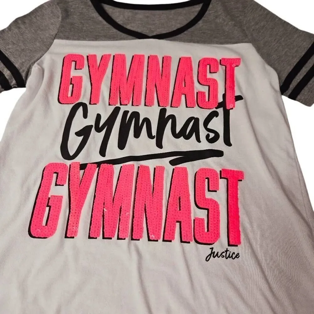 Justice gymnastics shirt 10